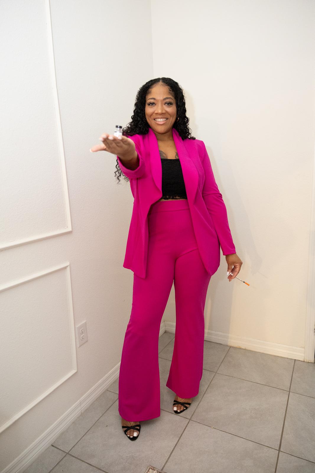 Tiara Sanders with Peptide Therapy